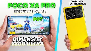 POCO X6 Pro  90 FPS PUBG Test with FPS 🔥 Overheat amp Battery Drain 🤐 [upl. by Halsted]