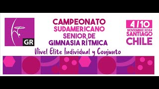 CAMPEONATO y COPA SUDAMERICANA SENIOR DE GIMNASIA RITMICADIA1 [upl. by Sylera]