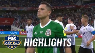 Germany vs Mexico  2017 FIFA Confederations Cup Highlights [upl. by Tillion]