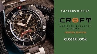 Closer look at the Croft MidSize Limited Edition spinnaker croft skeleton [upl. by Percy]