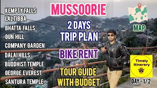 Mussoorie Tourist Places to visit in 2 days  Mussoorie Travel Guide  Mussoorie Tour Budget Day 12 [upl. by Gothar]