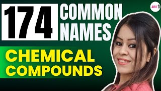 TOP 174 Common Names  jee2024 jeechemistry organicchemistry chemicalcompounds  Monica Bedi [upl. by Richmound]