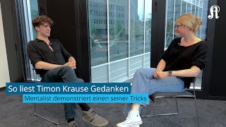 So liest Mentalist Timon Krause Gedanken [upl. by Rafe602]