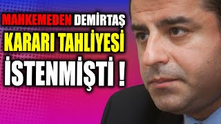 Mahkemeden Demirtaş Kararı Tahliyesi İstenmişti [upl. by Alyam589]