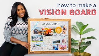 How to Create A Vision Board that Works  2020 Vision Board [upl. by Havot]