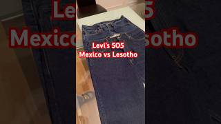 Сравнение Levi’s 505 производство и технологии в разных странах denim levis джинсы деним denim [upl. by Medarda]