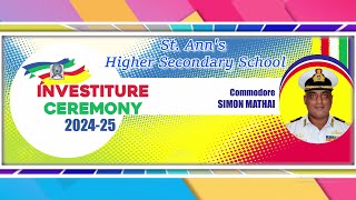 St Anns Higher Secondary School Eloor I Investiture Ceremony 20242025 [upl. by Atiekram]