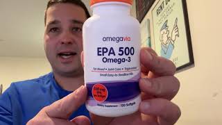 Is this OmegaVia EPA 500 Purified Omega 3 Fish Oil Worth it [upl. by Sibell]