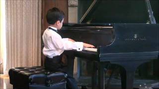 Consolation no3 F Liszt by 5 year old Child Prodigy Oscar PazSuaznabar [upl. by Atinat]