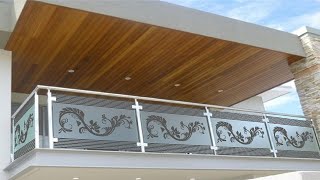 Best Balcony Glass Grill Designs for Modern House [upl. by Genni603]