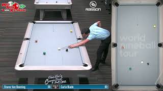 Shane Van Boening Vs Carlo Biado  US 1 Billiards CueLees Connecticut 9Ball Open [upl. by Ydnyc]