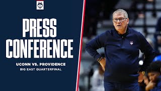 Postgame Press Conference  UConn vs Providence  BIG EAST Quarterfinal [upl. by Ahsilrac]