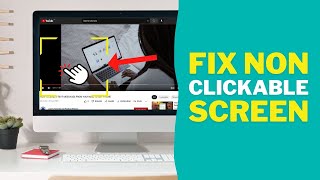 CANT CLICK ON A CERTAIN PART OF YOUR SCREEN  HERES HOW TO EASILY FIX IT [upl. by Blase]