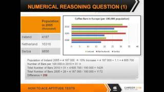 Numerical Reasoning Numeracy Tests  How To Ace Aptitude Tests 47 [upl. by Donnelly]