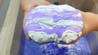 PURPLE OVERLOAD 💜 Sponges Squeezing 🤍 ASMR [upl. by Percy580]