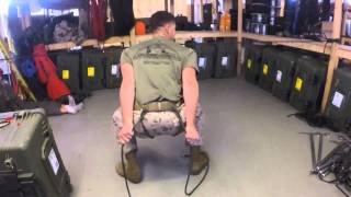 How to tie a Military Rappel Seat [upl. by Ahsekad75]