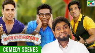 Akshay Kumar  Johnny Lever  Back To Back Comedy Scenes  Entertainment  Sonu Sood Tamannaah [upl. by Roselani]