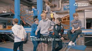 Ferienkurse München 2022 mit Parkour Trampolin und Ninja Warrior [upl. by Eigna313]