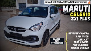 Maruti Celerio zxi plus 2024 new model petrol loaded with accessories price features walk around [upl. by Eberhart]