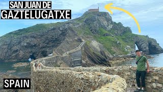 Hiking Dragonstone San Juan de Gaztelugatxe in Northern Spain [upl. by Assiralk691]