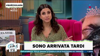 ¡Vero Toussaint pone a prueba su nivel de italiano  Qué Chulada [upl. by Nauqe628]