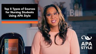 Top 5 Types of Sources for Nursing Students Using APA Style [upl. by Nomaj176]