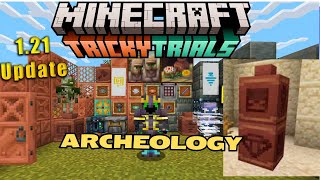 Minecraft Archeology minecraft minecraftarchitecture redstonecreations minecraftpe [upl. by Nwahsauq409]