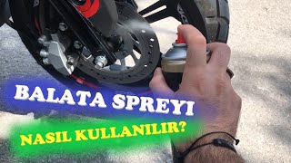 Rks Newlight 125 Pro  Motosiklet Fren Balata Spreyi İle Temizlik  Balata Spreyi Nasıl Kullanılır [upl. by Nylyrehc]