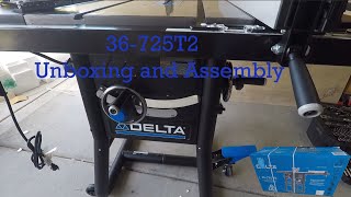 Delta 36725T2  Part 1  Unboxing and Assembly [upl. by Lytle]