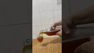 How to make sparkling KOMBUCHA at home kombuchatea scoby fizzydrink [upl. by Jemimah]