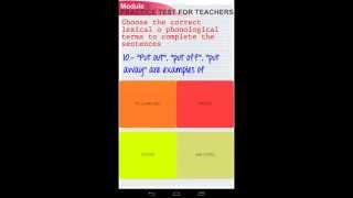 MIT AppInventor Quiz  TKT Teaching Knowledge Test  App for TESL TEFL [upl. by Eniamrahs644]