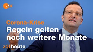 Jens Spahn Kontaktverbot noch über Monate [upl. by Roose]