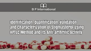 Identification Quantification Validation and Characterization of Stigmasterol Using HPTLC Method [upl. by Obelia294]