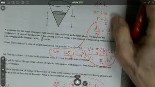 AP Calculus 46 Related Rates Review [upl. by Ettenna]