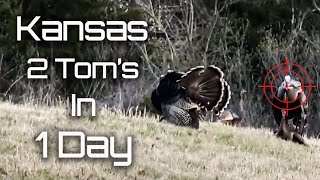 Kansas Road Trip Double Up  Public Land Turkey Hunt [upl. by O'Neill]