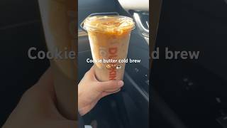 DUNKIN Cookie Butter Cold Brew🍪🤎☕️ foryou fyp trending shorts dunkin icedcoffee coffee fy [upl. by Daniala]