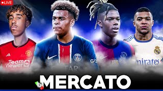 🔴LIVE MERCATO  🤯MBAPPE AU REAL OSIMHEN DOUE ET NEVES VERS LE PSG WILLIAMS AU BARCA YORO A MU [upl. by Htenywg]