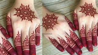 Very Easy Gol Tikki Mehndi Design For BeginnersSimple Gol Tikki Mehndi DesignMehendi Designs [upl. by Anwahsar70]