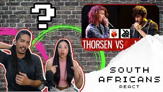 Your favorite SOUTH AFRICANS react  Thorsen vs MB14  GBB 2016 Loopstation Semi Final [upl. by Aicsile]