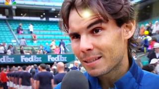 Rafa Nadal interview 2013 French open [upl. by Nerat]