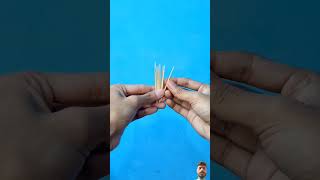 Toothpick a Throw experiment toothpick art craft diy experment artandcraft expriment [upl. by Yessej]