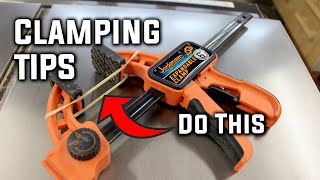 7 Clamping Tips amp Tricks Every Woodworker Should Know  Evening Woodworker [upl. by Eanrahs]