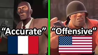 Does Team Fortress 2 Stereotype the Nationalities In Their Game [upl. by Yelha]