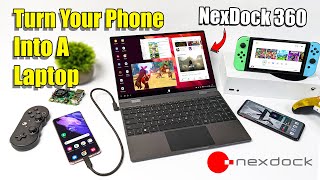 This Device Can Turn Your Phone Into A Laptop NexDock 360 HandsOn [upl. by Nairad]