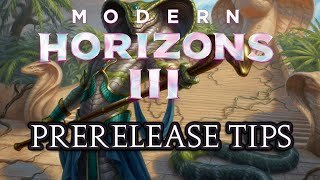 Modern Horizons 3 Prerelease Tips Tricks and Traps  Limited Levelups  MTG Sealed [upl. by Rocca227]