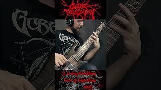 CATTLE DECAPITATION  Bass 🐮 shorts metal grind brutal bassguitar death guitar [upl. by Reade275]