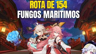 LOCALIZAÇÃO DE TODOS OS 154 FUNGOS MARITIMOS ROTA DE FUNGOS MARITIMOS DO KAZUHA GENSHIN IMPACT [upl. by Bayly882]