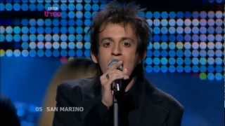 Eurovision 2008 San Marino HD Miodio  Complice [upl. by Nesbitt]