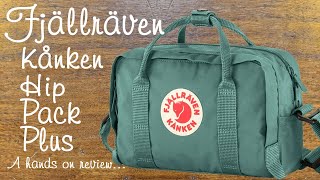 Fjällräven Kånken Hip Pack Plus  hands on review [upl. by Annaicul]