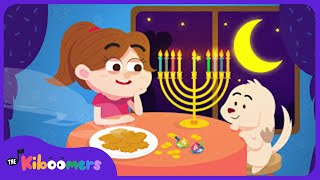 My Hanukkah Menorah  The Kiboomers Preschool Songs for Jewish Holidays [upl. by Eppie230]